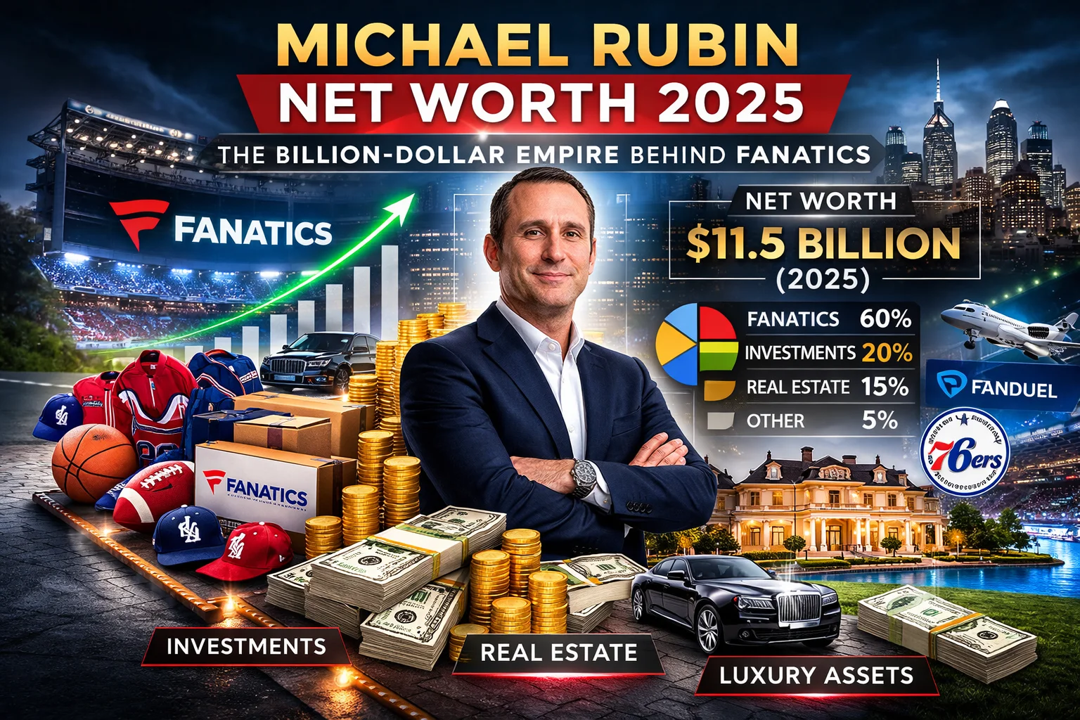 Michael Rubin Net Worth 2025 Update
